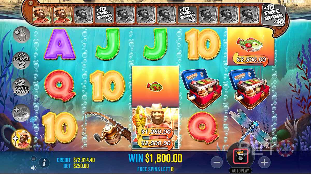 La machine à sous Big Bass Splash de Pragmatic Play sur 24 Casino.