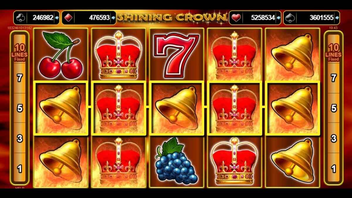 Gioco di slot Shining Crown di Amusnet EGT su 24 Casino.